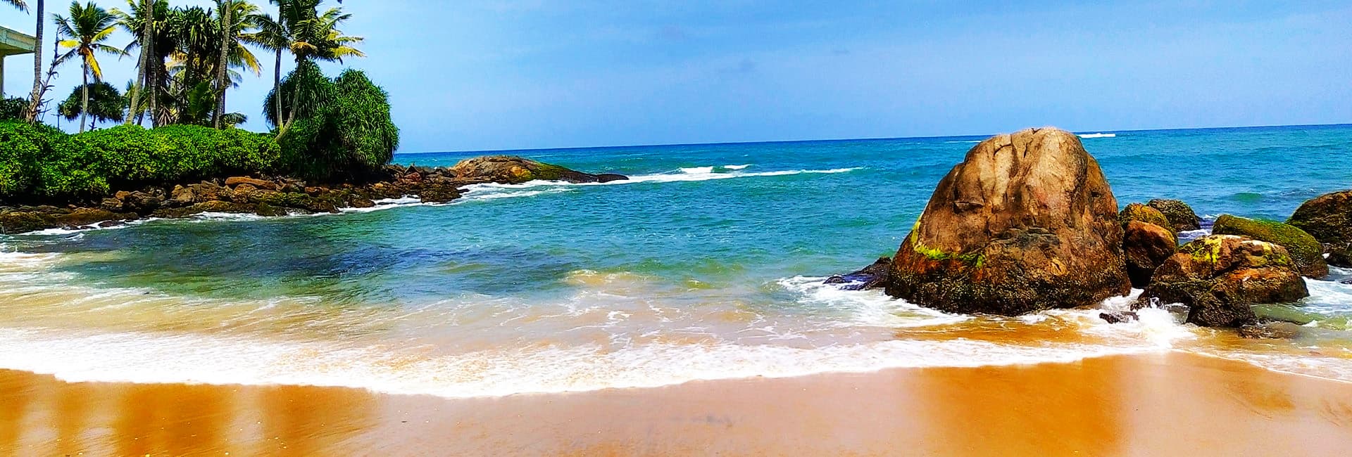 Beach sunset in Sri Lanka